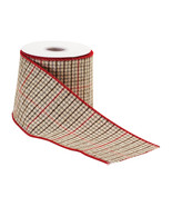 Plaid Ribbon 4&quot; x 10 yds. - €44,32 EUR