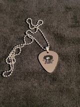 Jimi Hendrix Stainless Steel Guitar Pick Necklace - £11.19 GBP