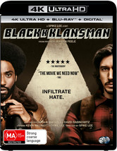 BlacK k Klansman 4K UHD Blu-ray / Blu-ray | Region Free - $25.46