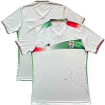 2022 IRAN Home Jersey (very fitted) National Football Soccer WHITE Shirt, Medium - £26.20 GBP