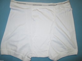 NORDSTROM Signature Waistband Supima Cotton Men Trunk Boxer White XL UPC83 - £5.08 GBP