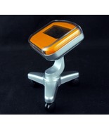 Mini Desk Clock On Casters ~ Pivoting Digital Display w/Alarm ~ CL-205 - £11.45 GBP