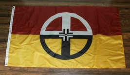 New Native American Indian Healing Flag Tribe Tribal Heal 3x5ft USA Shipper Pan - £12.64 GBP