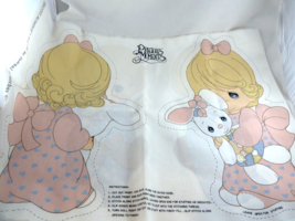Precious Moments  1985 Fabric By Spectrix Girl &amp; Boy pillow dolls Stitch &amp; Stuff - £7.90 GBP