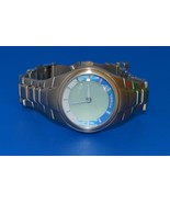 Watch-Y2K Fossil Big Tic JR-8222 Blue Flame Animated Dial 39mm Men&#39;s Watch - $165.00