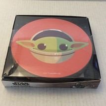 NEW New Star Wars Mandalorian Grogu 4&#39;&#39; 4PK Coasters - $214.63 MXN