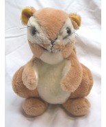 VINTAGE 1981 Dakin HAPPY LITTLE CHIPMUNK 8&quot; Plush Stuffed Animal Toy 1980&#39;s - $24.74