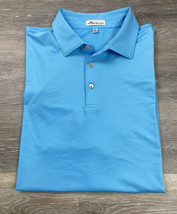 Peter Millar Polo Shirt Mens XL Blue “ The Governors Club TN Logo” - £17.41 GBP