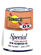 Vintage SUNOCO DX Oil Can Shape Playing Cards Service Station Stone Coun... - £27.62 GBP