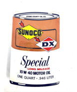 Vintage SUNOCO DX Oil Can Shape Playing Cards Service Station Stone Coun... - £27.60 GBP