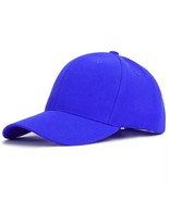 Mens Womens Plain Baseball Cap Hat Polo Style Wool Hook Loop Adjustable ... - $9.99