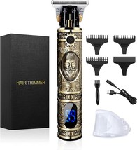 Hair Clippers for Men Hair Trimmer Zero Gapped T-Blade Cordless Recharge... - £37.12 GBP