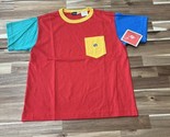 Vintage HANG TEN Women’s Color Block T-Shirt NWT USA Made Red Blue Green... - $47.49