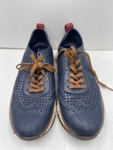 Cole Haan ZeroGrand Perforated Oxford Sneakers Leather Shoes Mens Size 8.5 - £31.53 GBP