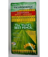 Ticonderoga The World&#39;s Best Pencil Wooden Pencils, No. 2 Soft Lead, 72/... - £7.95 GBP