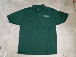 2015 Alpha Epsilon Pi Fraternity Dads Weekend Polo Shirt Green XL Jerzees Used - £19.97 GBP