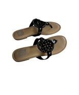 DV Dolce Vita Womens Size 10 Flat Gionna Sandals Black Slip on New - $14.85 CAD