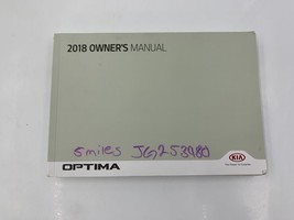 2018 Kia Optima Owners Manual Handbook OEM P04B03003 - £7.77 GBP