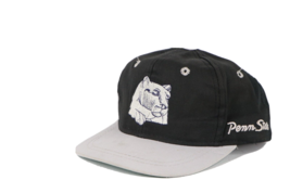 NOS Vtg 90s Youth 3-6 Penn State University Script Spell Out Snapback Hat Black - £23.19 GBP