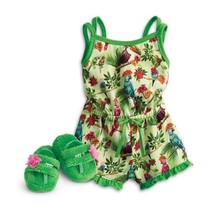 Pristine condition! American Girl Lea Clark&#39;s pajamas and slippers for 18&quot; dolls - £39.28 GBP