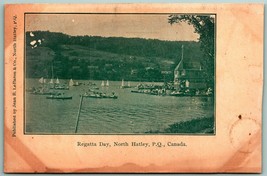 Regatta Day North Hatley Quebec Canada UNP UDB Postcard F12 - £6.66 GBP