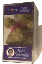 Justin Timberlake Vintage 2000 NSYNC Bear Keeper Plush Limited Edition New - £8.46 GBP