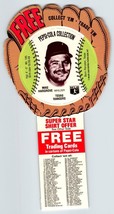 Pepsi Baseball Trading Card 1977 Mike Hargrove Texas Rangers MLB Trade Diecut - £7.88 GBP
