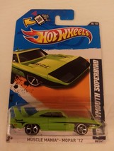 Hot Wheels 2012 #088 Green 70 Plymouth Superbird MC5 Muscle Mania - Mopar 08/10 - $9.99