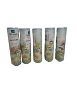 5 Rolls Norwall Border, Yellow Finches ? Birds, Flower, 5 Yards ea. Blue... - £37.24 GBP