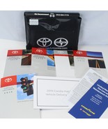 TOYOTA COROLLA OWNERS MANUAL  2019 FWD XSE SE HATCHBACK SET - $1,292.78 MXN