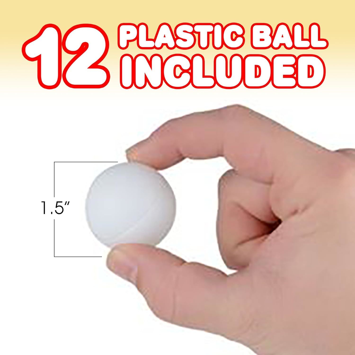 Bucket Ping Pong Ball Game Includes 9 Metal Buckets, 12 Balls, And 1 Number Stic Favors