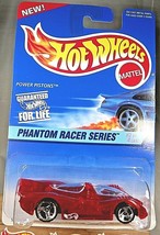 1997 Vintage Hot Wheels #530 Phantom Racer Series 2/4 POWER PISTONS Red w/3Spoke - £5.89 GBP