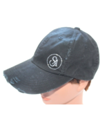 District Black Distressed Cap With Silver VS~One Size~ - £8.16 GBP