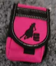 Abetta Nylon Cell Phone Carrier Pink Barrel Racer Clip or Belt Use - £10.21 GBP