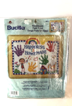 Bucilla Linda Gillum Happiness is Homemade Needlepoint Kit 4831 2001 - $50.70