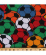 Fleece Soccer Balls Packed Colorful Sports FIFA Fleece Fabric Print A408.23 - €6,82 EUR