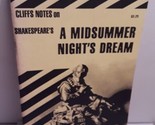 A Midsummer Night&#39;s Dream by Cliffs Notes Staff (1961, Paperback) - £3.81 GBP