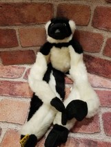 Spider Monkey 16” Black White Plush Stuff Animal Hug Arms WILD REPUBLIC Hugger  - £12.44 GBP