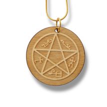 Necklace - Demon Trap - Snake and Cable Link chains (Pendant + Bronze pl... - $16.12 CAD+