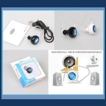 Tiny Wireless Bluetooth Stereo Earphone Headset 4.0  Answer Calls Listen Music image 3