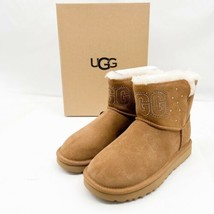 Ugg Classic Ugg Gem Mini Boot 1125911 Chestnut Sz 8 Us New In Box - £123.35 GBP