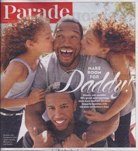 Michael Strahan On Father&#39;s Day! @ Parade Las Vegas Magazine June 2014 - £4.68 GBP