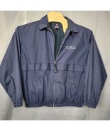 Vintage Chaps Ralph Lauren Golf Mens L Jacket Navy Blue/Green Plaid Lini... - $27.55