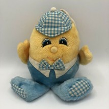 Vintage Dakin Baby Things Plush Rattle Chime Humpty Dumpty 1983 9&quot; - £27.26 GBP