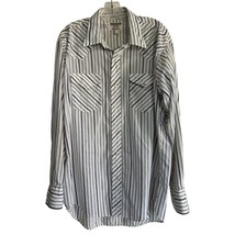 Vintage Ruddock Long Sleeve Pearl Snap Shirt Cowboy Western Rodeo Men&#39;s ... - $24.49