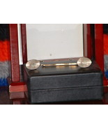 Men’s Pre-Owned Gold Tone Crown Cufflink &amp; Tie Tack Set - $9.50 CAD