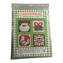 Vintage 1979 Studio 12 Christmas Needlepoint Ornaments Kit #2502 Makes 1... - £9.26 GBP