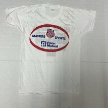 Vtg 80s US Masters TRACK &amp; FIELD T SHIRT Single Stitch USA Syracuse, NY ... - $278.54 MXN