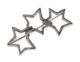 Tiffany &amp; Co. Sterling Silver Three Star Brooch Gorgeous! - £169.46 GBP