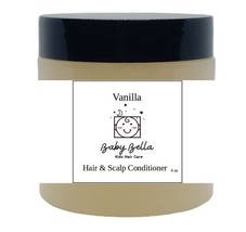 Baby Bella Kids Vanilla Hair &amp; Scalp Conditioner, 4 OZ, Made in USA - £7.00 GBP